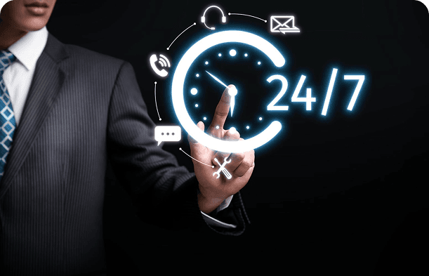 24/7 Availability